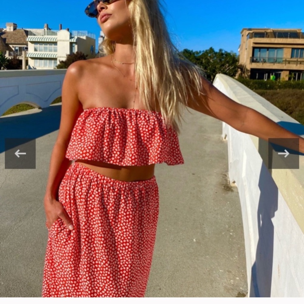 RESA Lola skirt set in poppy